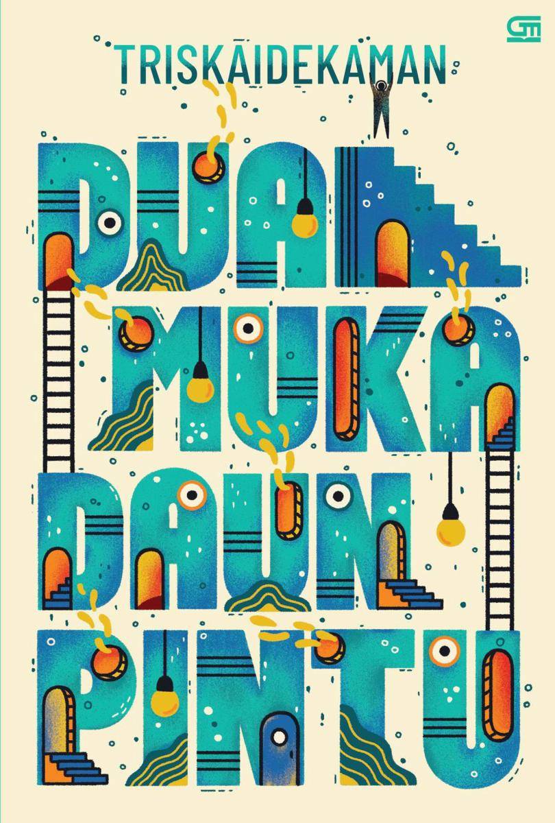 ilustrasi sampul buku Dua Muka Daun Pintu (gpu.id)