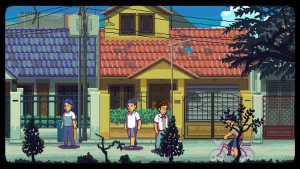 Nostalgia nuansa perkampungan Indonesia tahun 90-an lewat A Space for the Unbound. (Dok. Toge Productions)