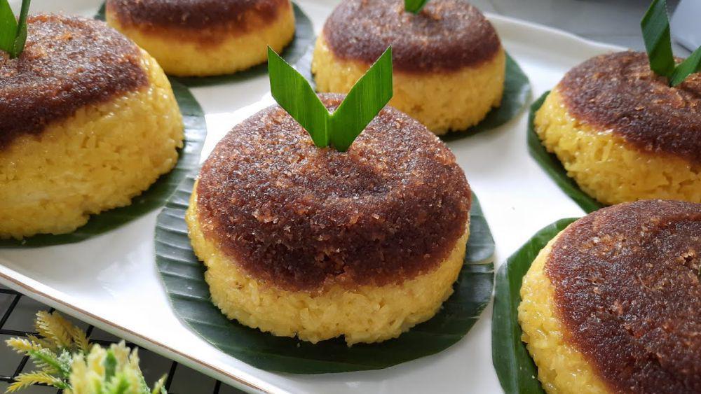Resep Ketan Kuning Unti Kelapa, Manis Gurihnya Bikin Nagih!