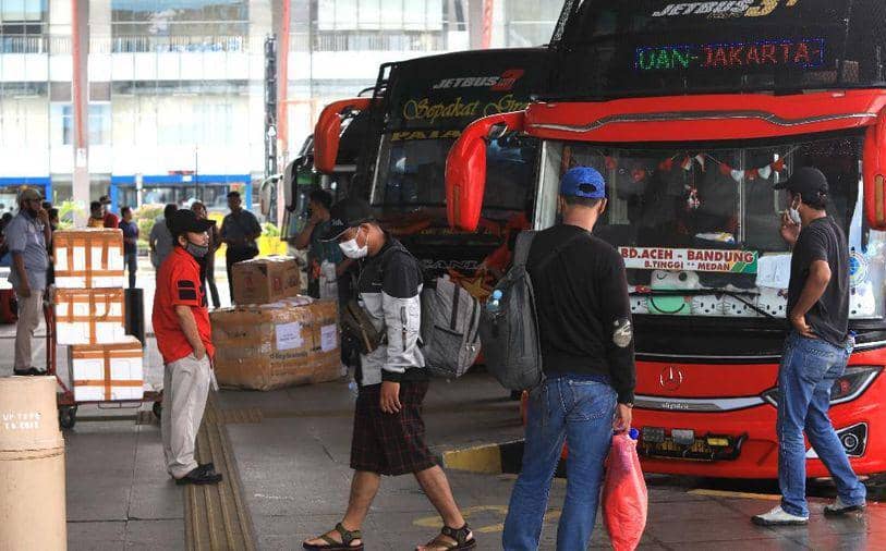 ilustrasi mudik lebaran (CNBC Indonesia/ Muhammad Sabki)