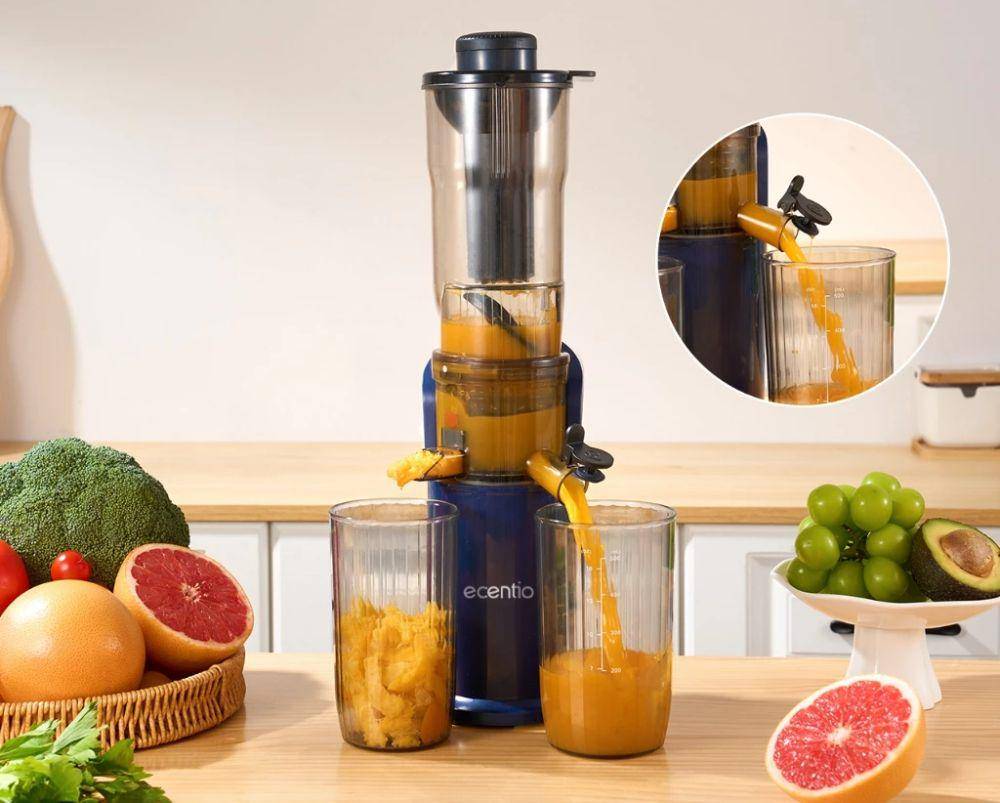 Ecentio Slow Juicer Extra Big Mouth (shopee.co.id/ecentio Electronic Official Store)