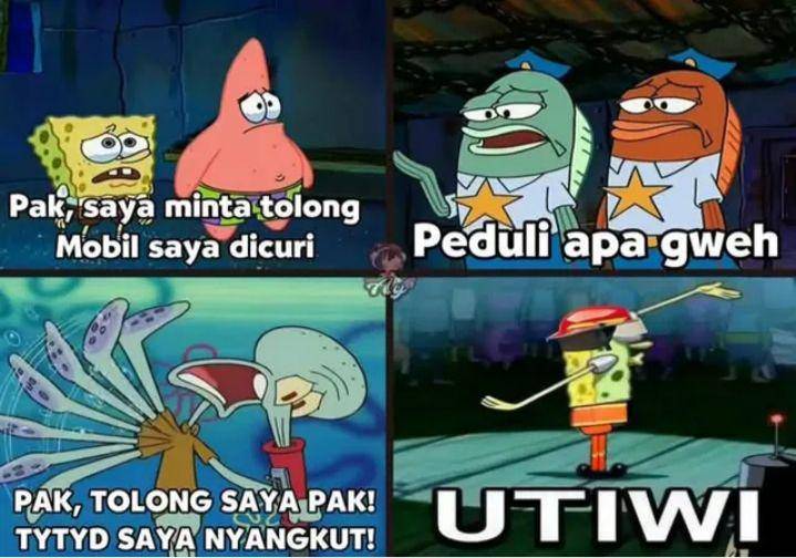 meme oknum parcok (instagram.com/pos.total)