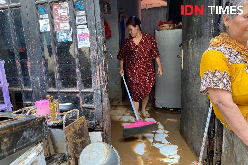 Lokasi banjir di RT 5 RW 5, Pejaten Timur, Jakarta Selatan (IDN Times/Irfan Fathurohman)