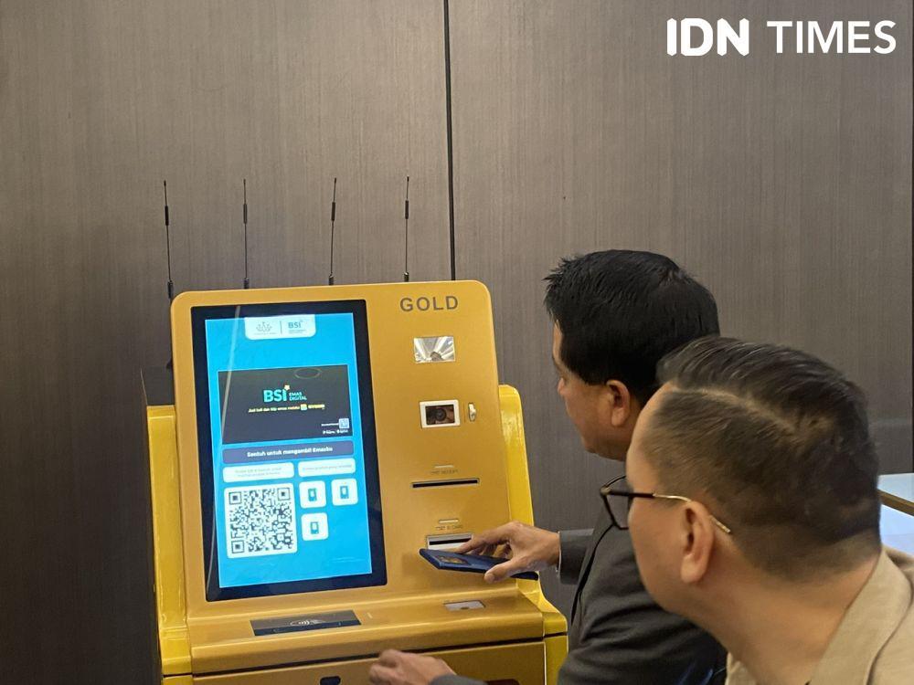 Penampakan ATM Emas BSI, Bakal Ada 50 Unit di RI