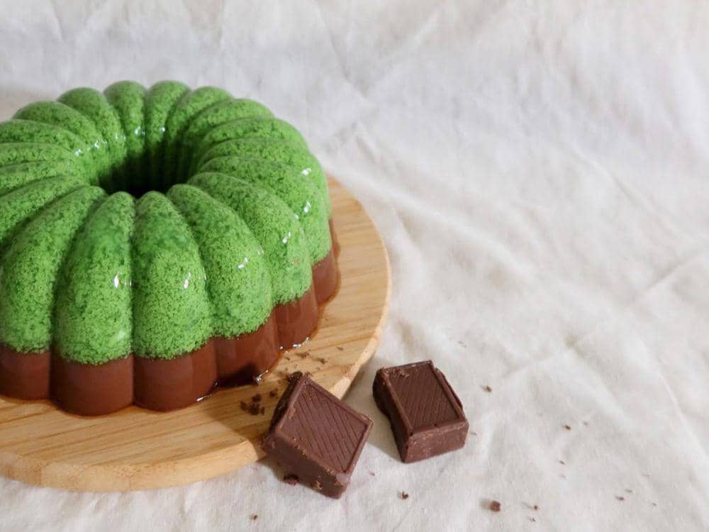 ilustrasi puding lumut cokelat (instagram.com/millepudding)