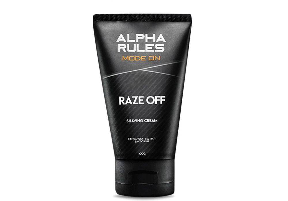 Alpharules Raze Off Shaving Cream (shopee.co.id/Alpha Rules Official Shop)