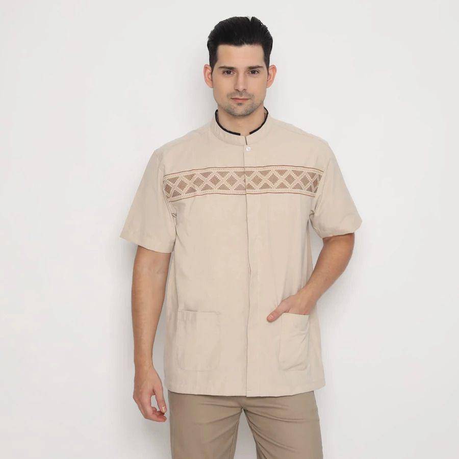 Tren baju koko minimalis dengan bordir halus (shopee.co.id/Code Male Official Shop)