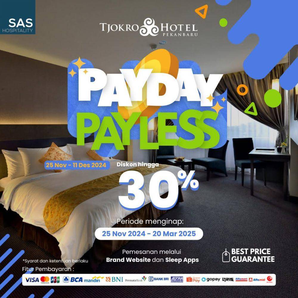 Promo Tjokro hotel Pekanbaru (instagram.com/tjokrohotelpekanbaru)