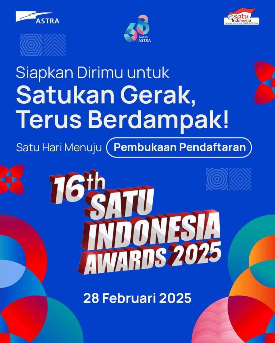 Poster 16th SATU Indonesia Awards 2025 (Dok. Astra)