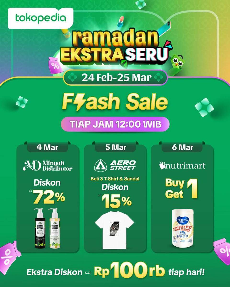 Promo Tokopedia (instagram.com/tokopedia)
