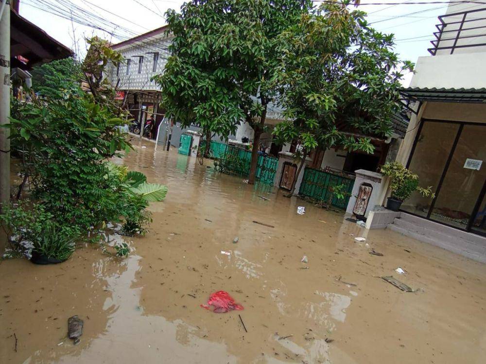 Banjir di Perumnas II Bekasi. (Dok. Istimewa)