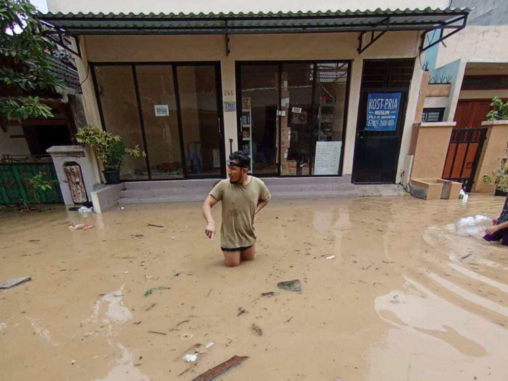 Banjir di Perumnas II Bekasi. (Dok. Istimewa)