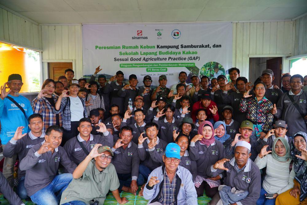 Berau Coal Turut Kembangkan Kakao, Petani Makin Optimis Sejahtera