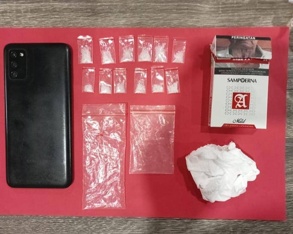 Barang bukti yang berhasil diamankan oleh kepolisian. (Dok. Polres Kubar)