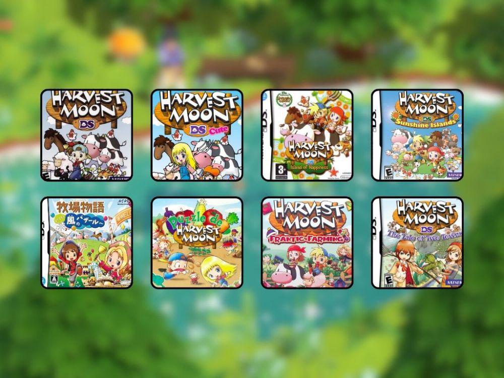 8 Game Harvest Moon di Nintendo DS