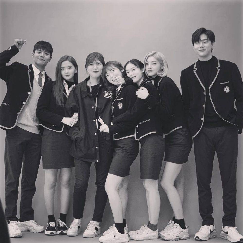di balik layar drama The World of My 17 (instagram.com/boreum_byeol)
