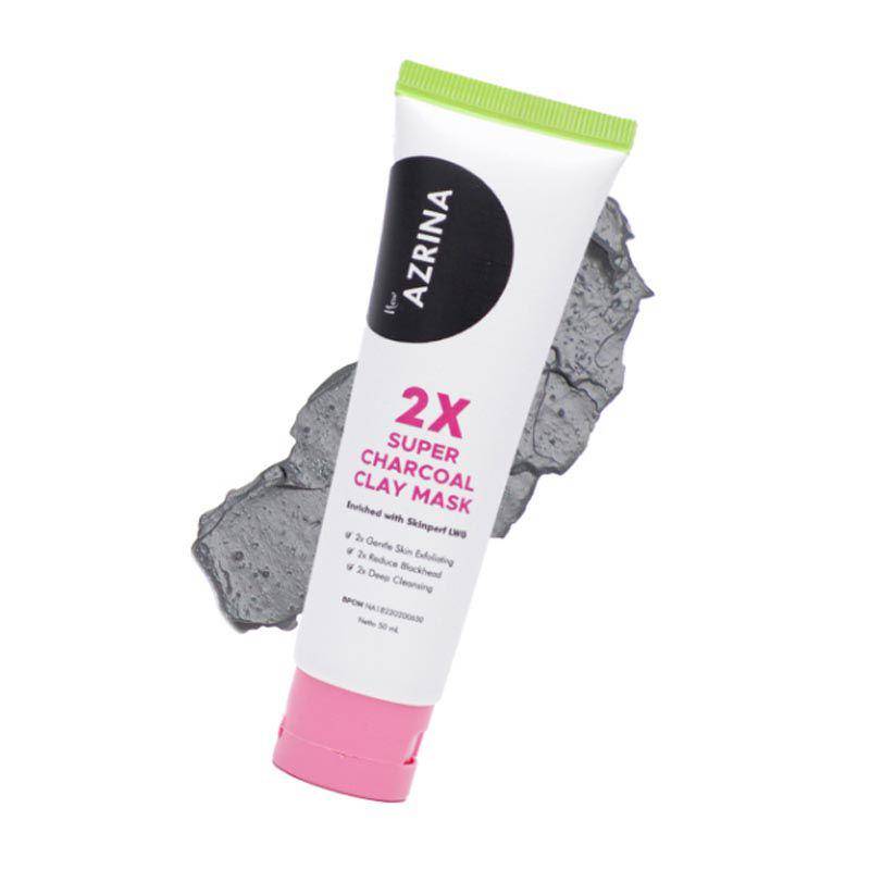 Azrina 2x Super Charcoal Clay Mask (hbhoz.id)