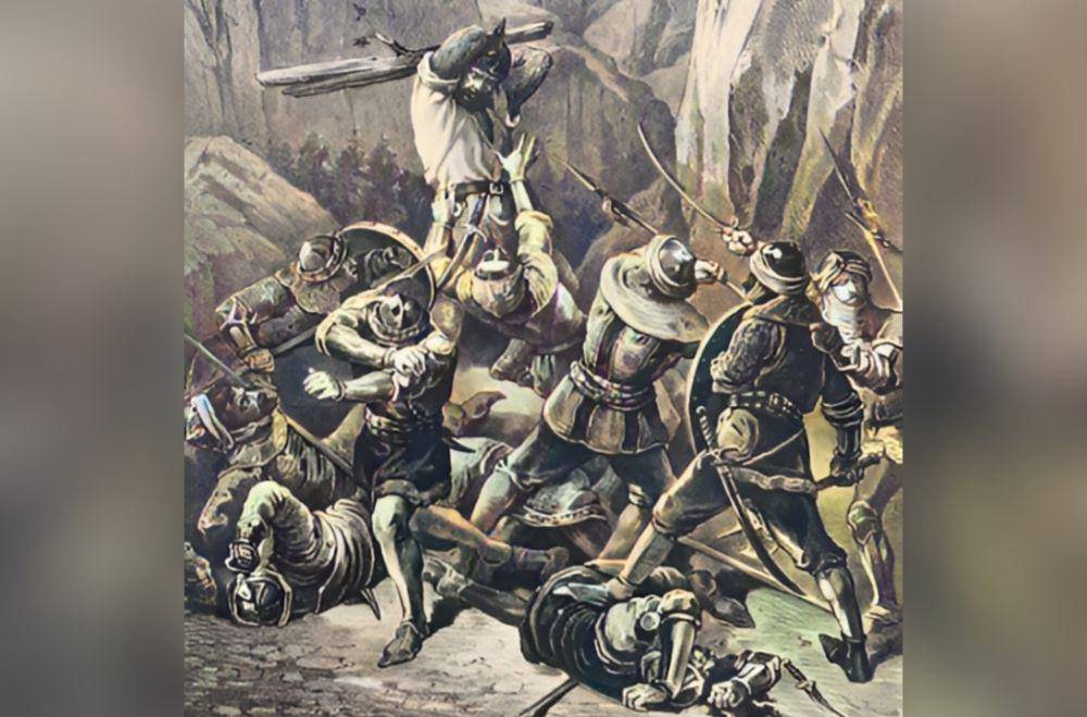 ilustrasi Pertempuran Jerez dalam bagian Reconquista pada 1231(commons.wikimedia.org/Pgo84)