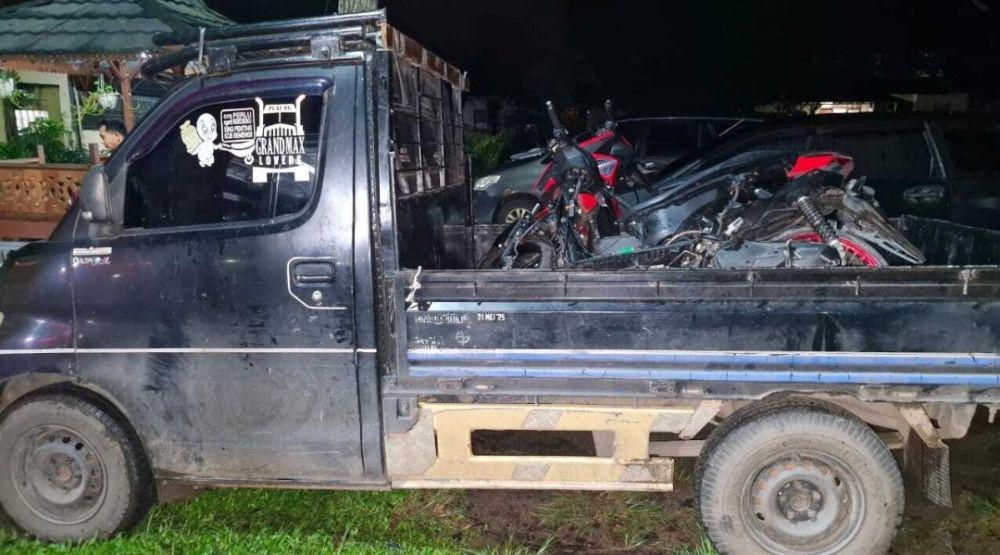 Dua Polisi di Indralaya Ditabrak Pikap saat Bubarkan Aksi Balap Liar