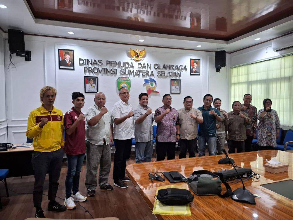 Pengelola Sriwijaya FC, PT SOM sowan ke Kantor Dispora Sumsel (Dok. PT SOM)