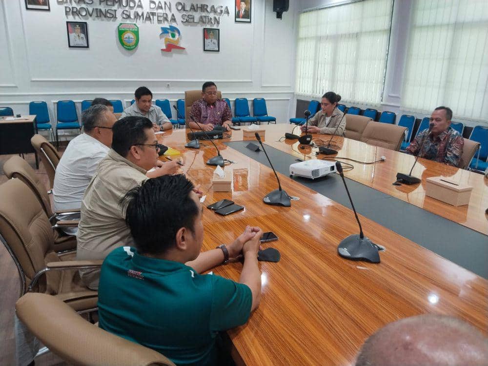 Pengelola Sriwijaya FC, PT SOM sowan ke Kantor Dispora Sumsel (Dok. PT SOM)