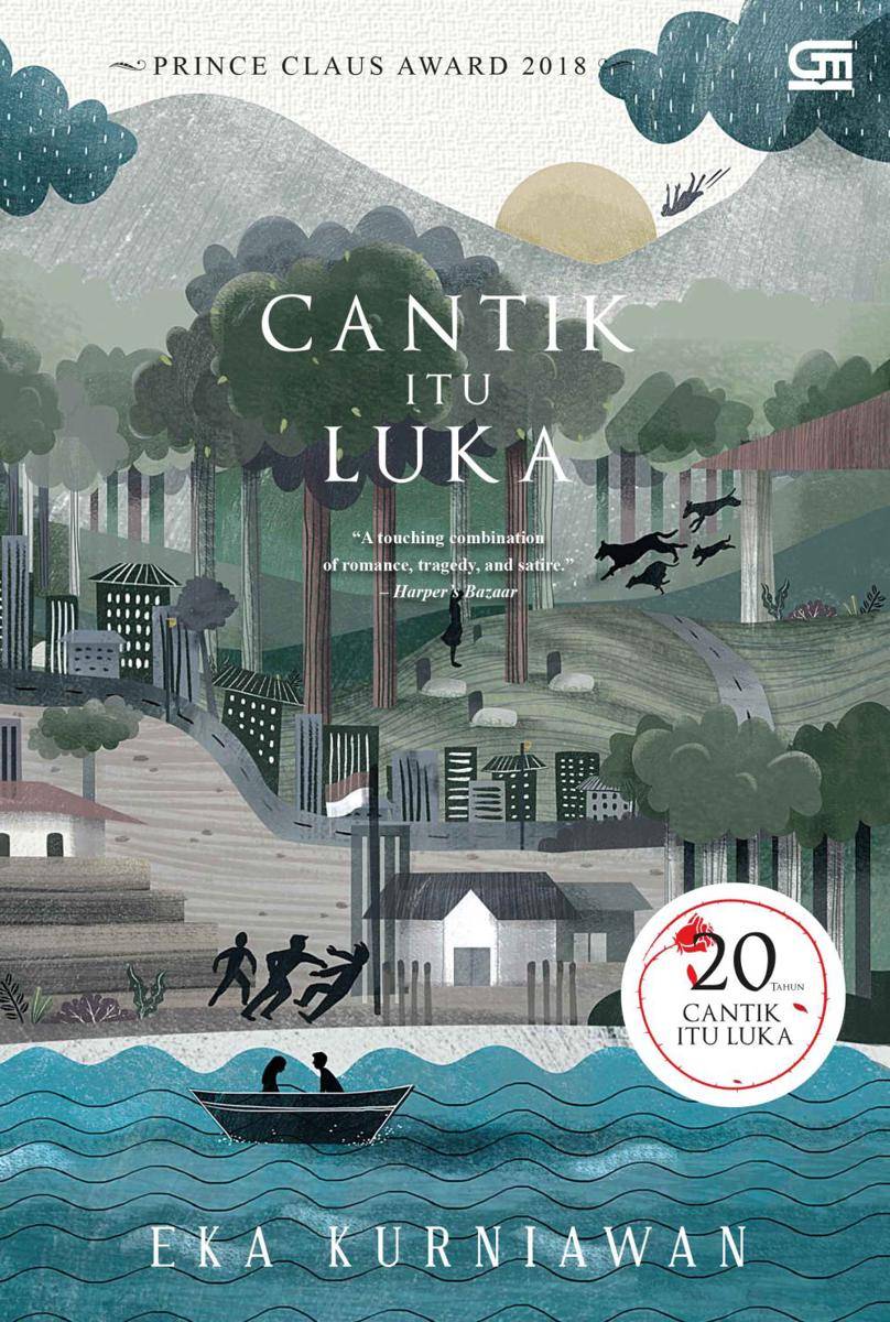 ilustrasi sampul buku Cantik itu Luka (gpu.id)