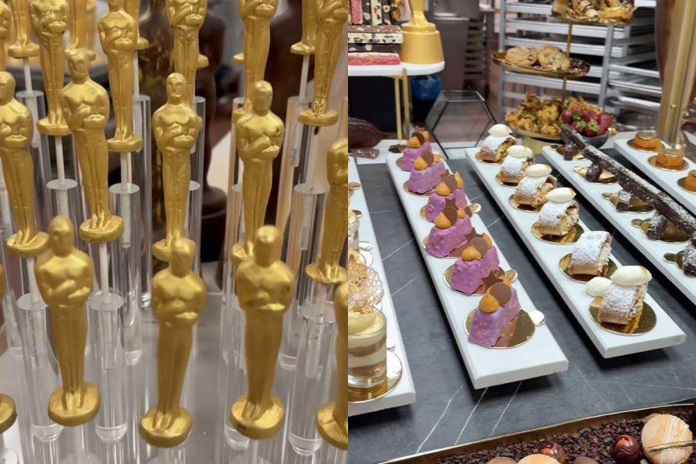 Tangkapan layar menu yang disajikan saat Oscar 2025 (instagram.com/wolfgangpuck)