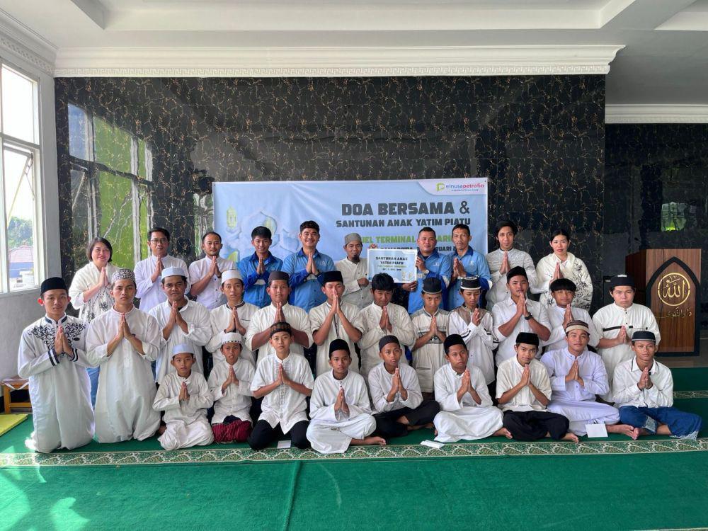 Sambut Ramadan Elnusa Petrofin Santuni Anak Yatim Piatu dan Dhuafa