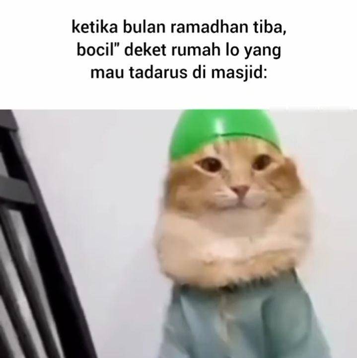 meme tadarus saat Ramadan (instagram.com/meme.awokawoka)