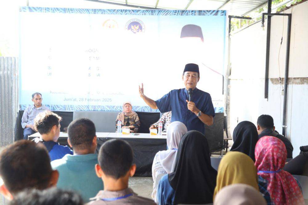 Sosialisasi program Makan Bergisi Gratis (MBG) oleh DPR RI dan Badan Gizi Nasional (BGN) di Makassar. (Dok. Istimewa)
