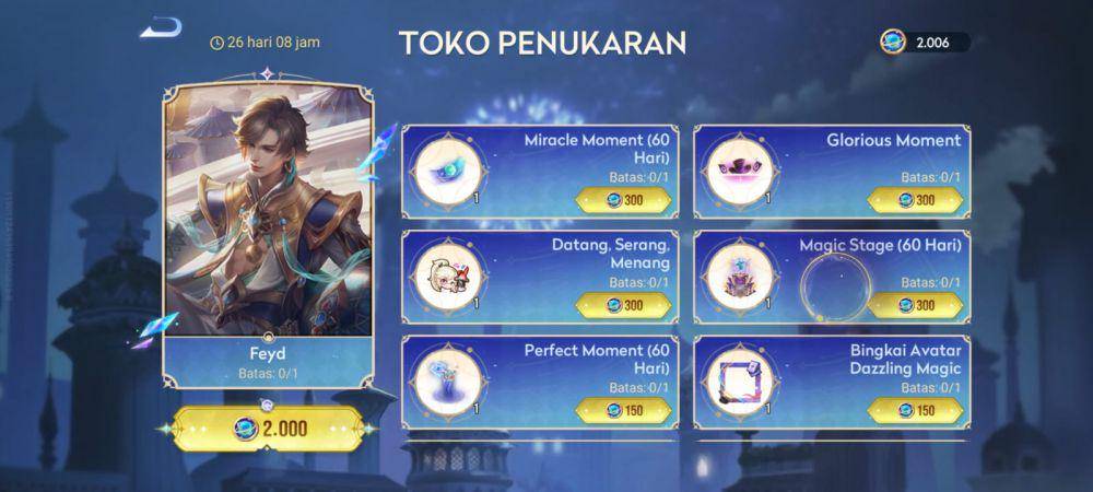 toko penukaran di event Kala Imaji Honor of Kings (dok. TiMi Studio Group/Honor of Kings)