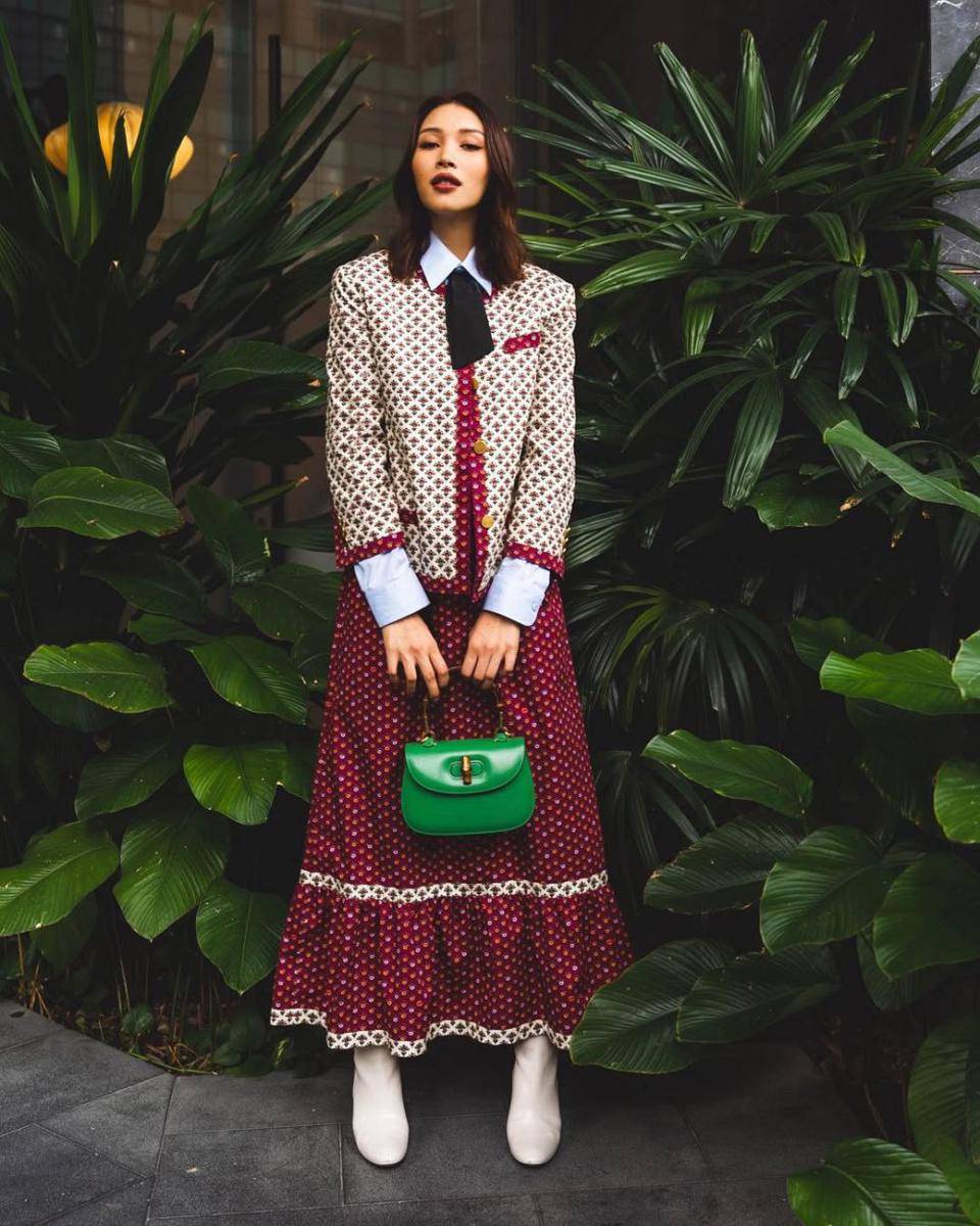 potret ide OOTD edgy style ala Zahirah Macwilson