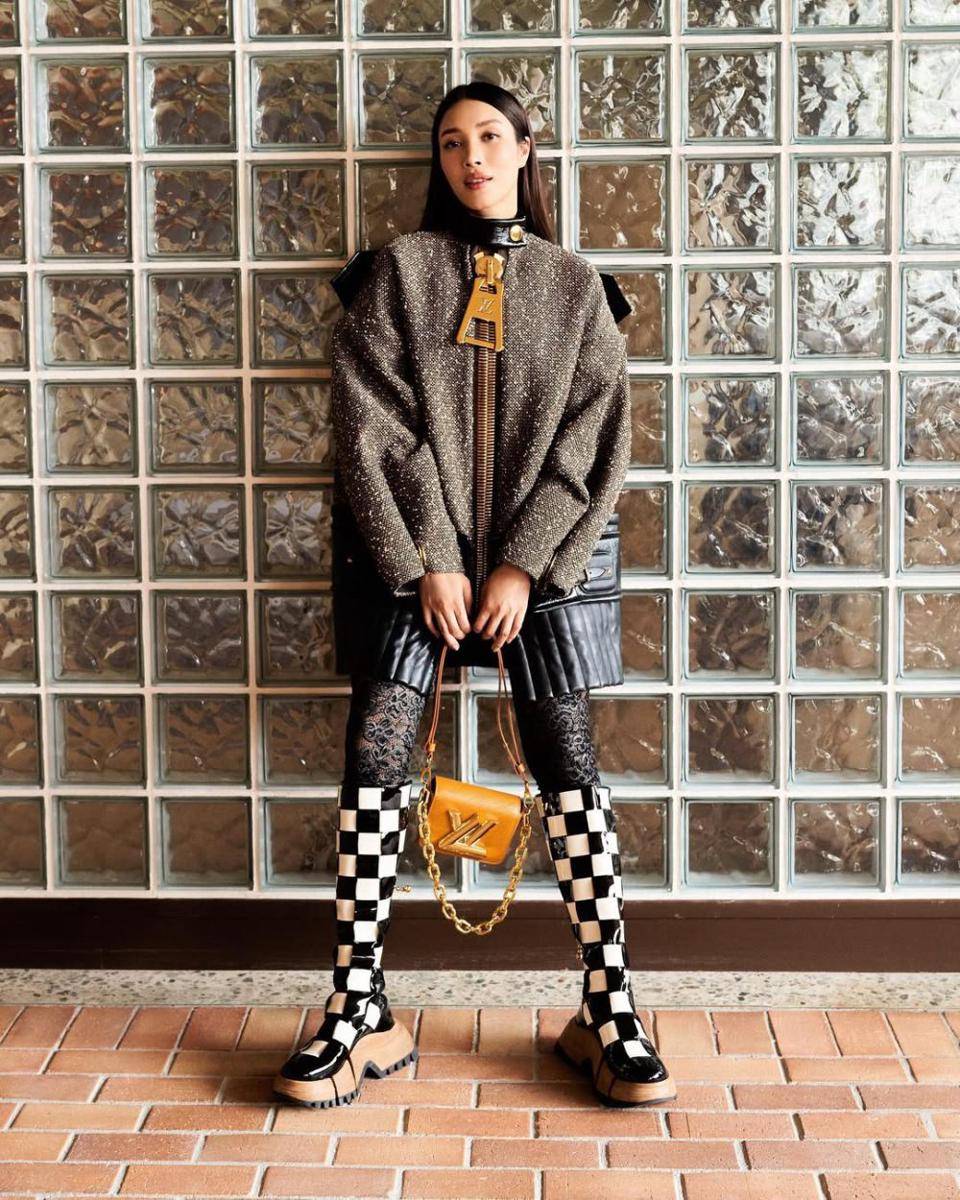 potret ide OOTD edgy style ala Zahirah Macwilson