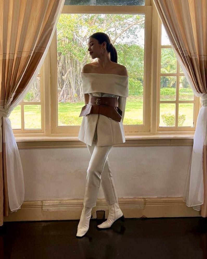 potret ide OOTD edgy style ala Zahirah Macwilson