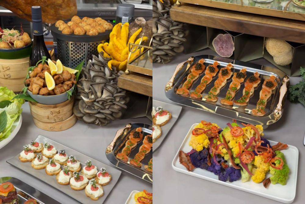 Tangkapan layar menu yang disajikan saat Oscar 2025 (instagram.com/wolfgangpuck)