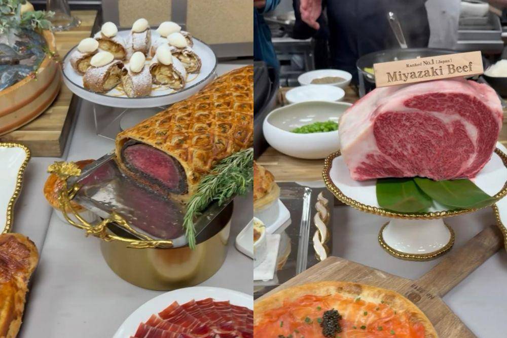 Tangkapan layar menu yang disajikan saat Oscar 2025 (instagram.com/wolfgangpuck)