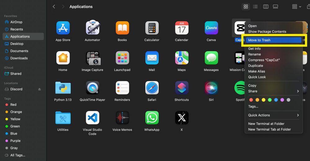 Uninstall aplikasi Macbook (dok. Pribadi/Ahmad Khoirul Anam)