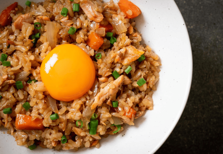 ilustrasi nasi merah