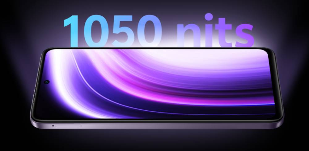 ilustrasi vivo T4x 5G dengan layar seterang 1050 nit (vivo.com)