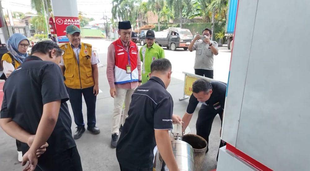Sidak Kualitas BBM SPBU Pertamina di Semarang: Aman