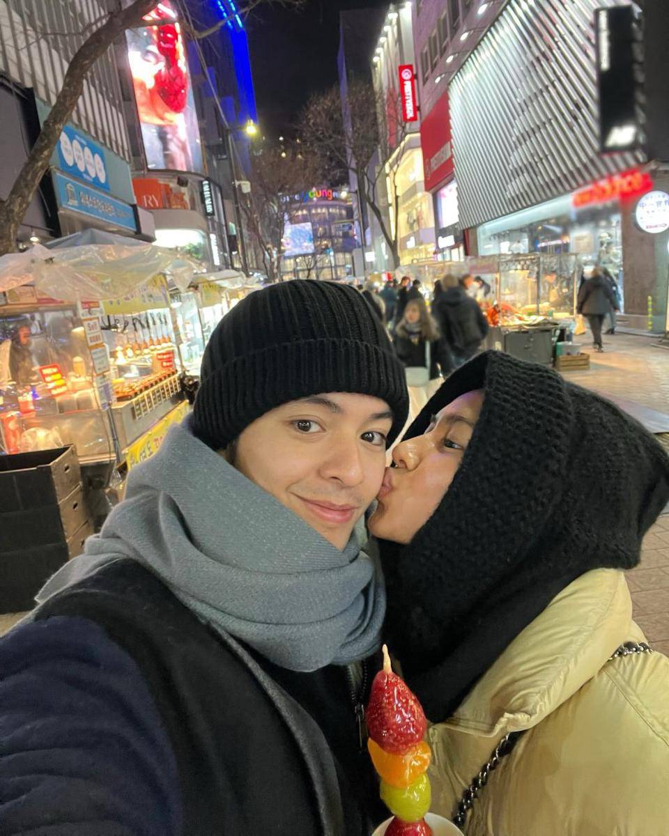 potret Angga-Shenina bulan madu di Korea Selatan (instagram.com/angga)