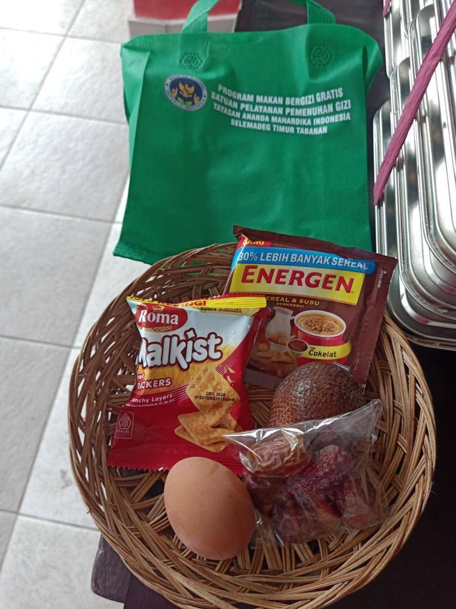 Menu MBG untuk siswa muslim di Tabanan (Dok.IDNTimes/Istimewa)