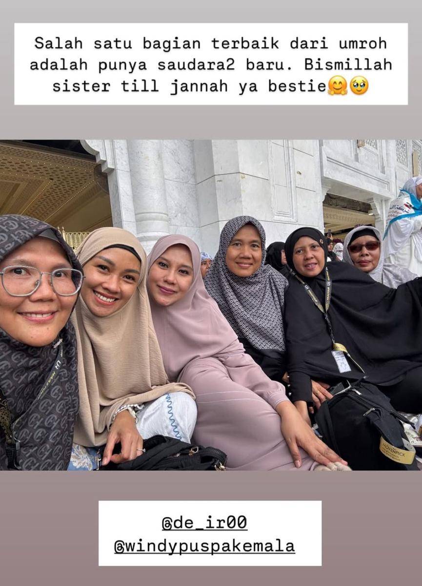 Melanie Putria umrah saat Ramadan (instagram.com/melanieputria)