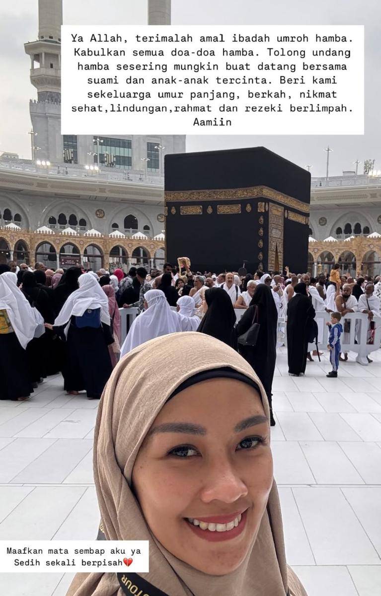 Melanie Putria umrah saat Ramadan (instagram.com/melanieputria)