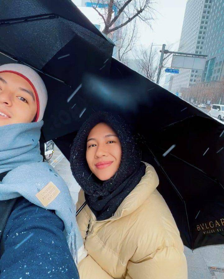 potret Angga-Shenina bulan madu di Korea Selatan (instagram.com/angga)