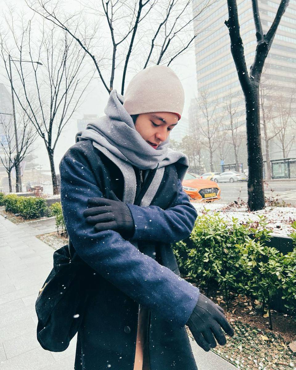 potret Angga-Shenina bulan madu di Korea Selatan (instagram.com/angga)