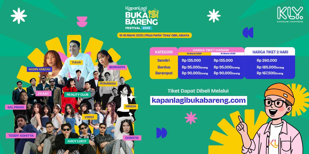 Tulus & Bernadya Meriahkan KapanLagi Buka Bareng 2025
