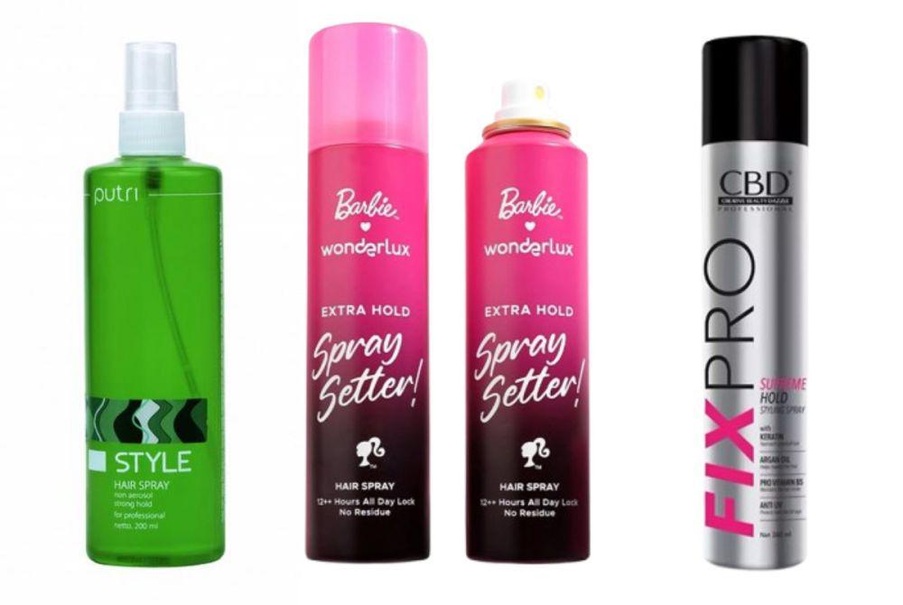 5 Rekomendasi Hair Spray Brand Lokal, Mudahkan Styling Rambut!