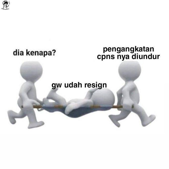 Lulus CPNS 2024 tapi Masih Digantung, 8 Meme Ini Relate Parah!