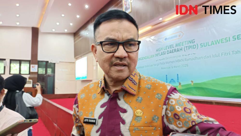 Sekretaris Daerah Sulawesi Selatan, Jufri Rahman. (IDN Times/Asrhawi Muin)